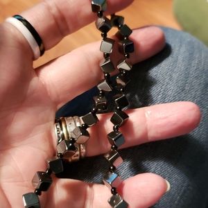 NEW Hematite necklace